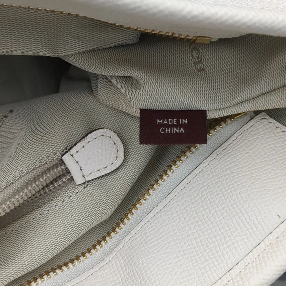 Coach White Taxi Tote Bag - Picture 14 of 15